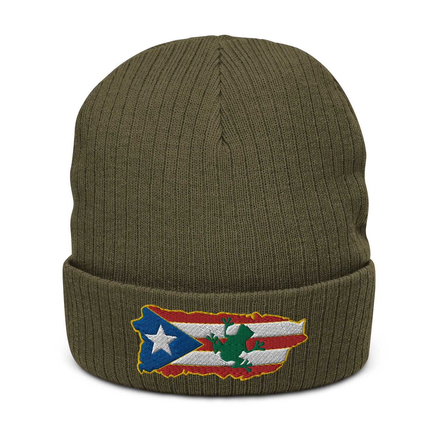 MAP OF PR - COQUI (Ribbed Knit Beanie)