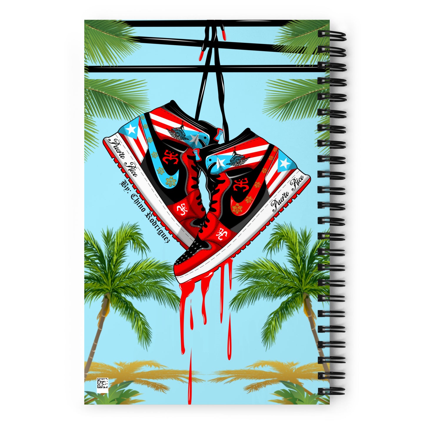 PR AIR JORDAN 1 (Spiral Notebook)