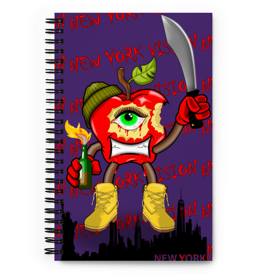 NEW YORK VISION APPLE (Spiral Notebook)