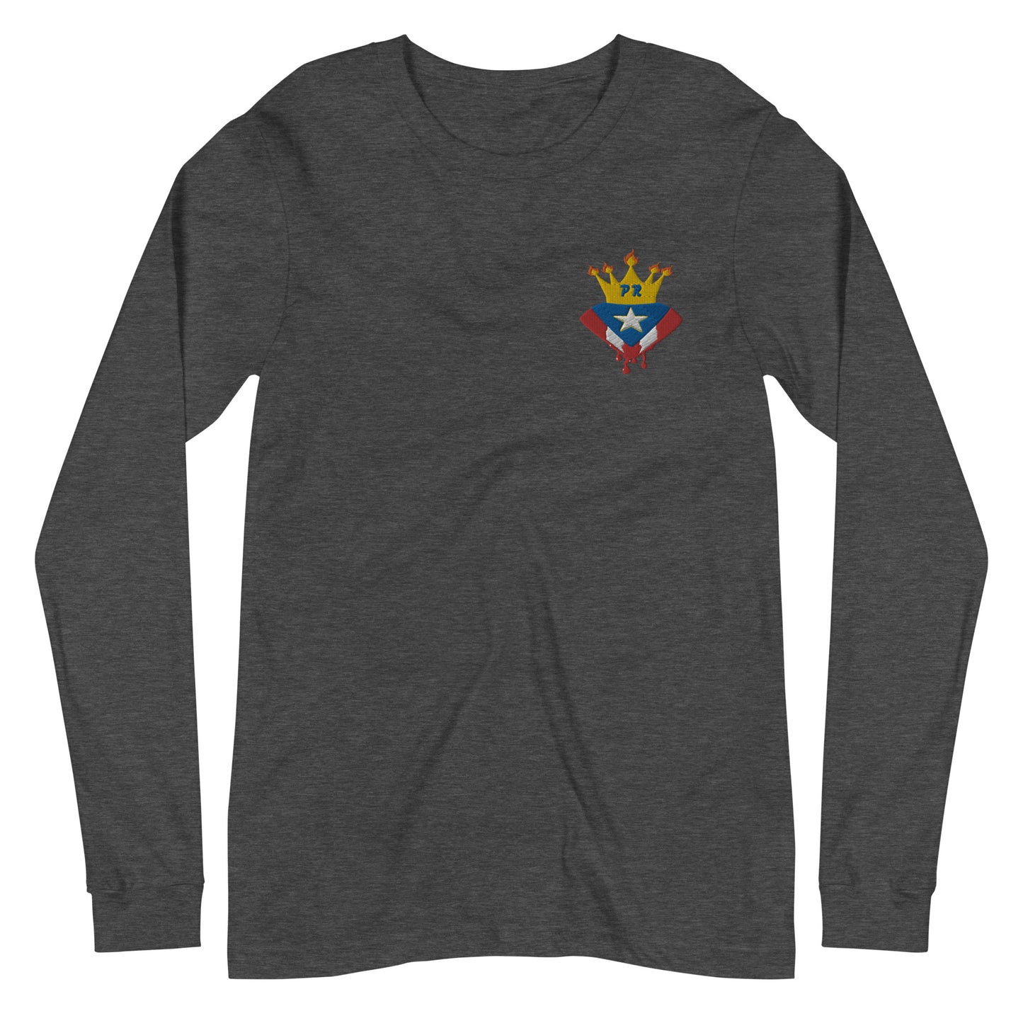 LATIN ROYAL WEAR - LONG SLEEVE TEE (EMBROIDERY)