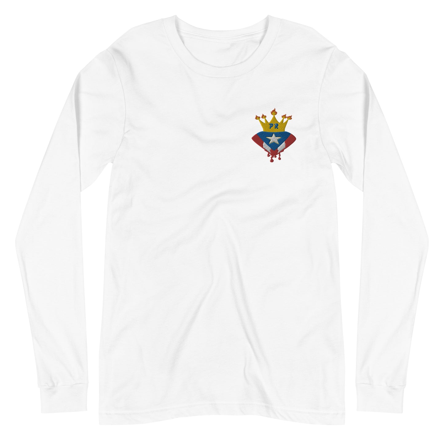 LATIN ROYAL WEAR - LONG SLEEVE TEE (EMBROIDERY)