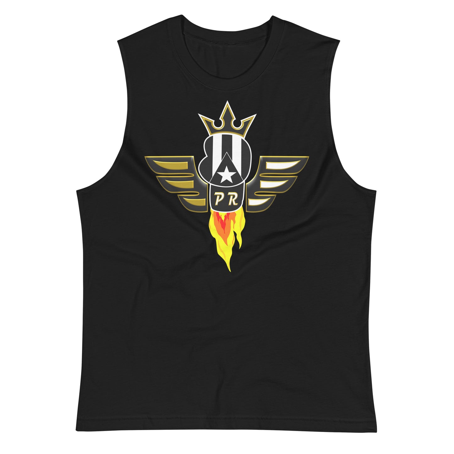 FENIX BOXING GLOVE - BLK & GLD SERIES (PREMIUM Muscle Shirt)