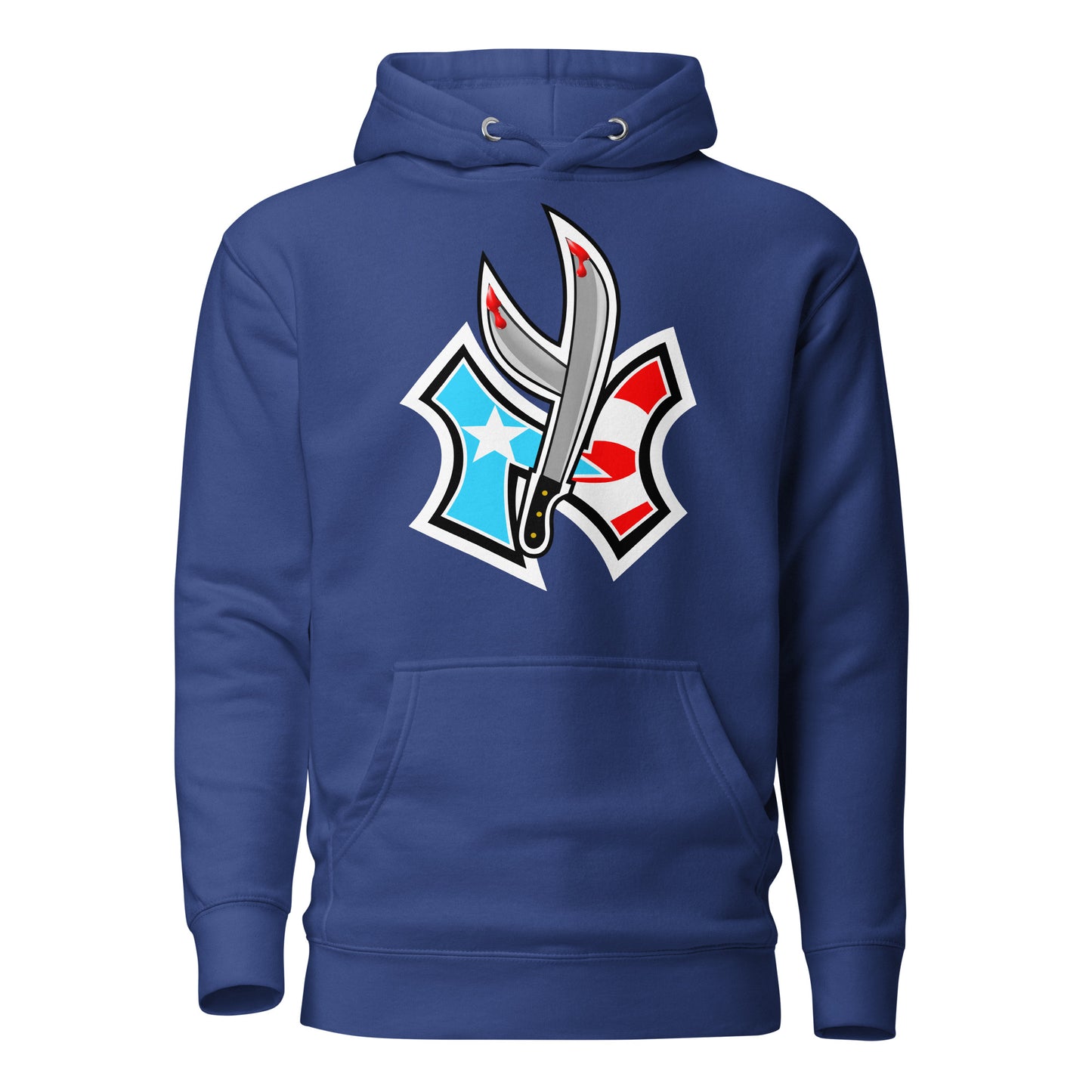 NUYO RICAN FLAG '22 - SKY BLU 1 (PREMIUM HOODIE)