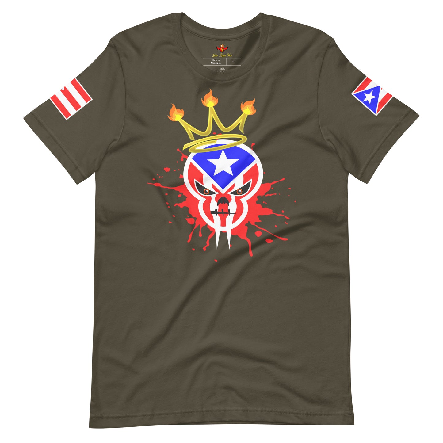 GRAFFITI REBEL SKULL - PR (PREMIUM TEE)