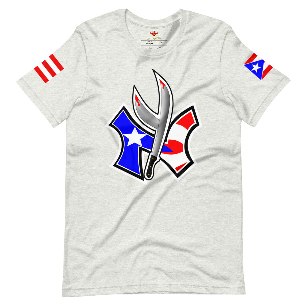 NUYORICAN FLAG - TWIN MACHETE ORIGINAL (PREMIUM TEE)