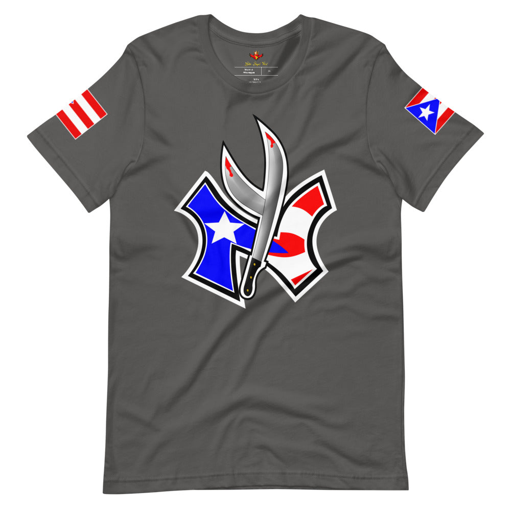 NUYORICAN FLAG - TWIN MACHETE ORIGINAL (PREMIUM TEE)