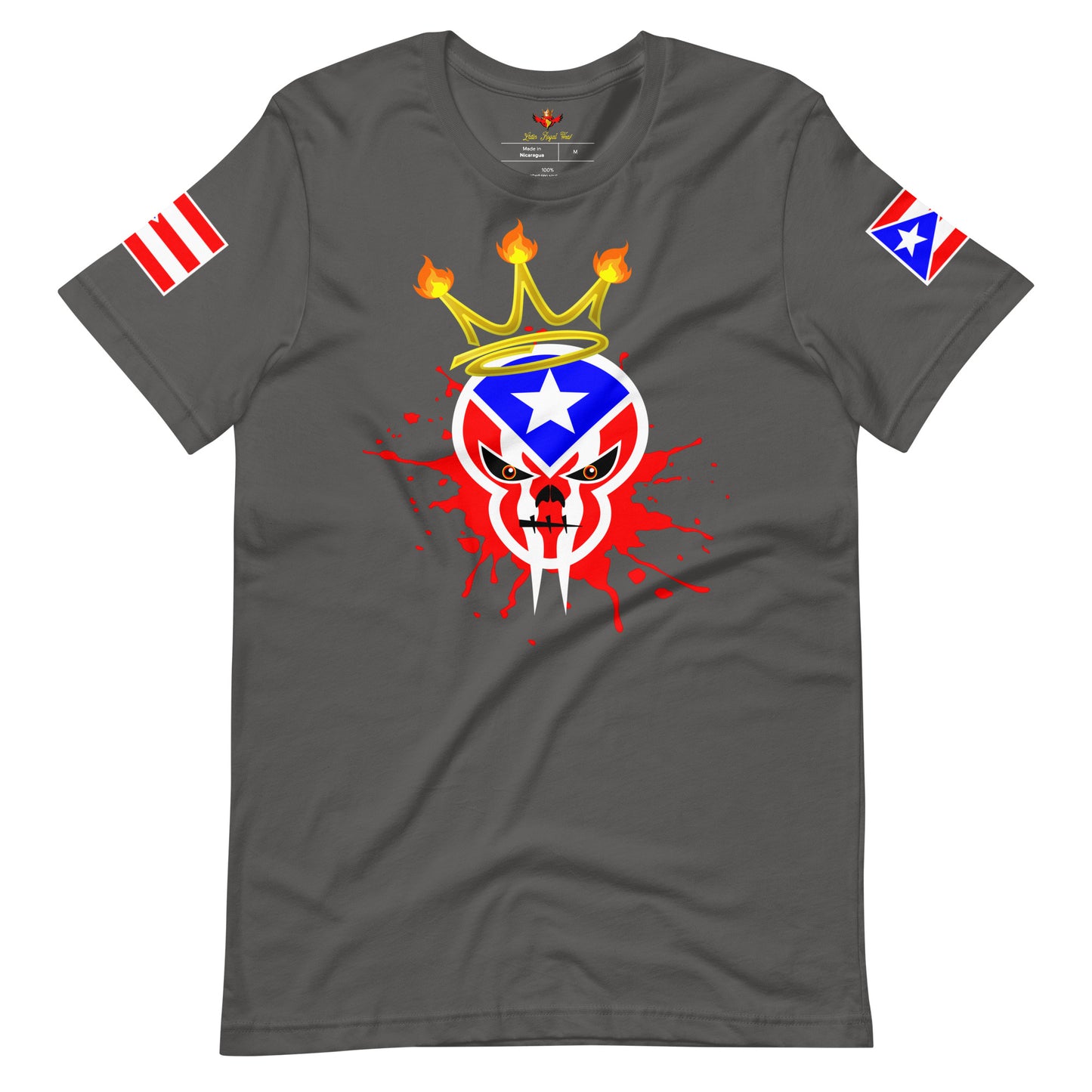 GRAFFITI REBEL SKULL - PR (PREMIUM TEE)