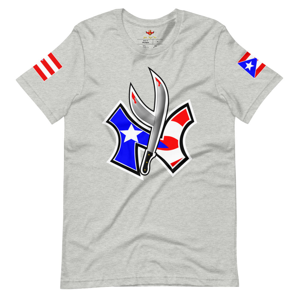 NUYORICAN FLAG - TWIN MACHETE ORIGINAL (PREMIUM TEE)