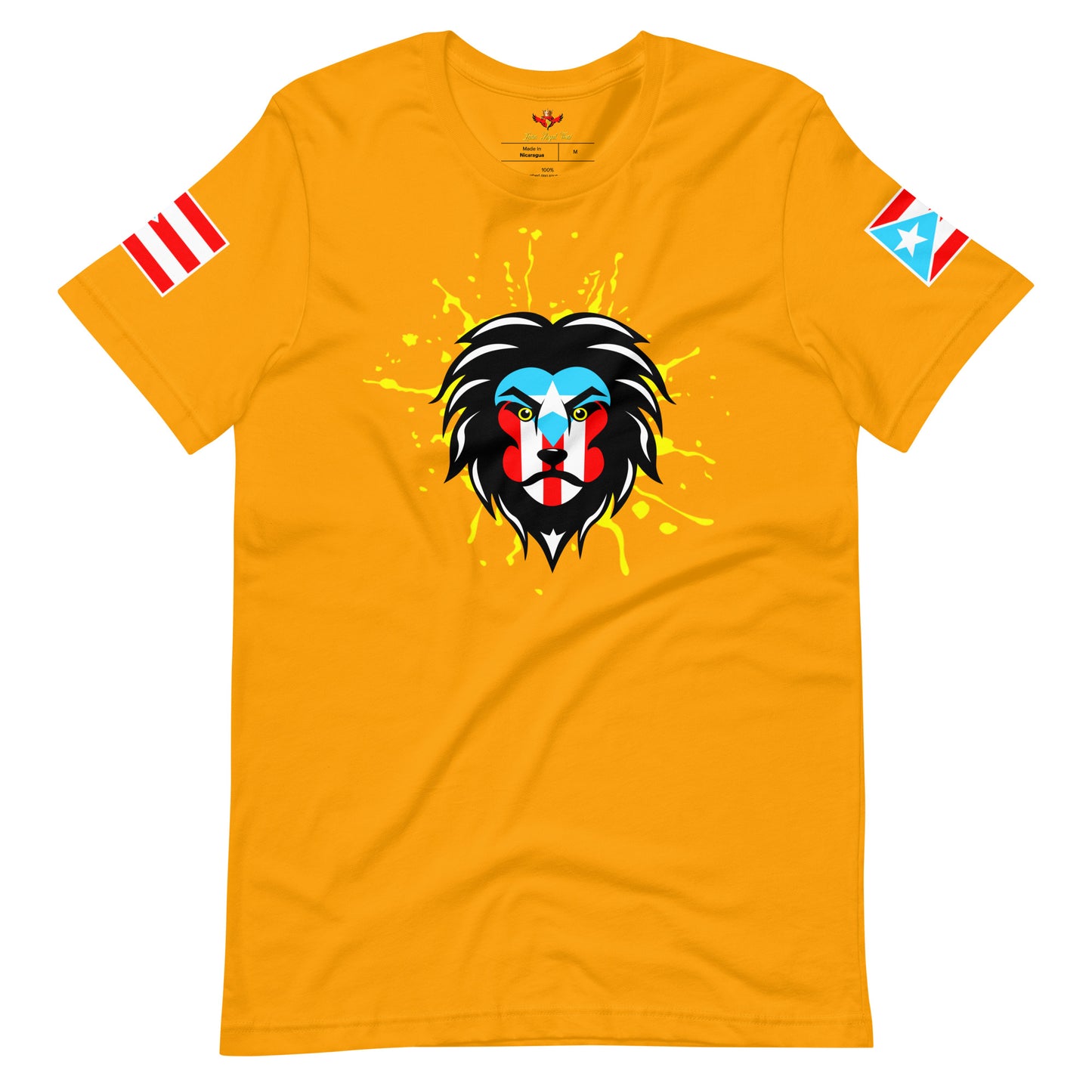 BORICUA KING - ROYAL SPLATTER (PREMIUM TEE)