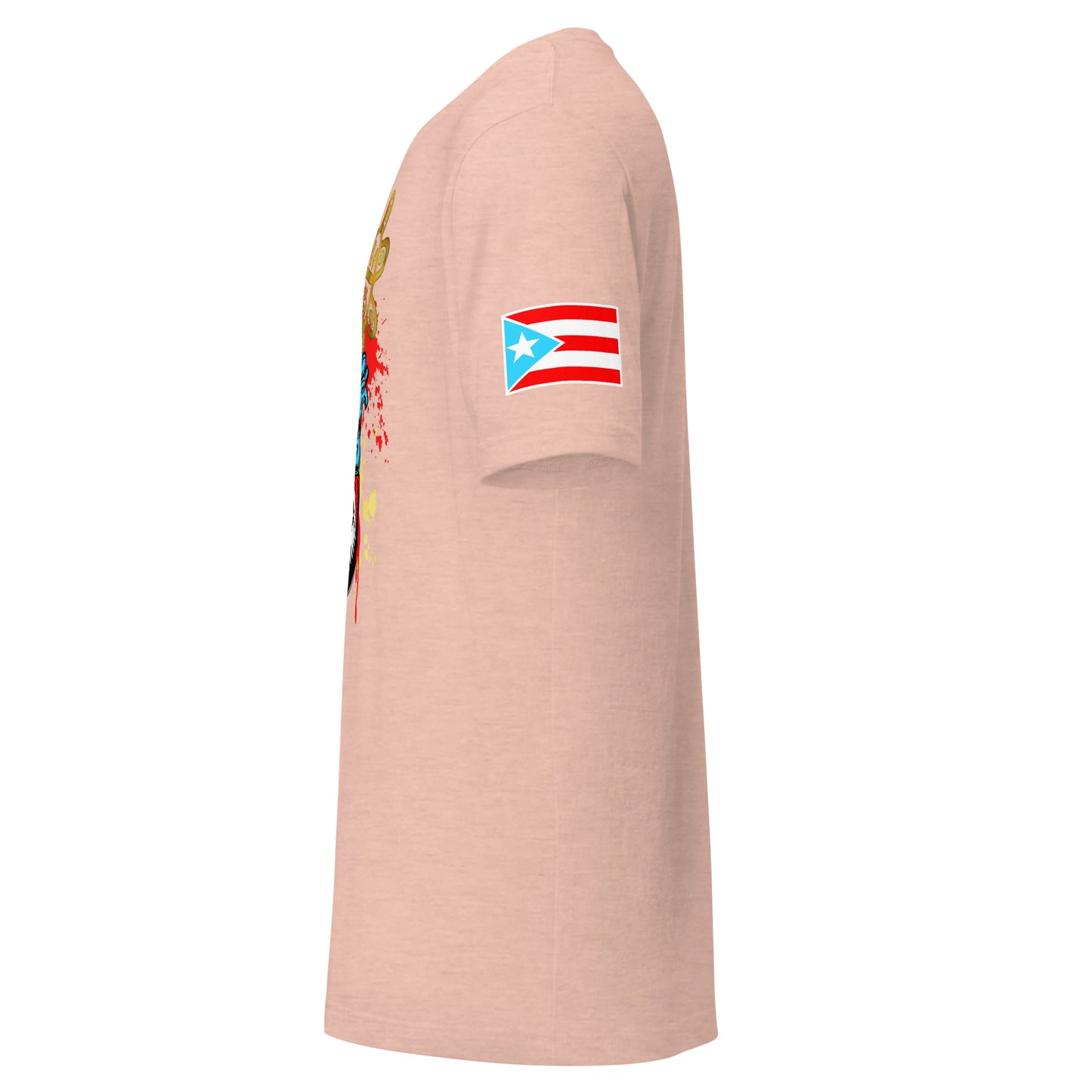 BORICUA DE CORAZON - SPLATTER (PREMIUM TEE)