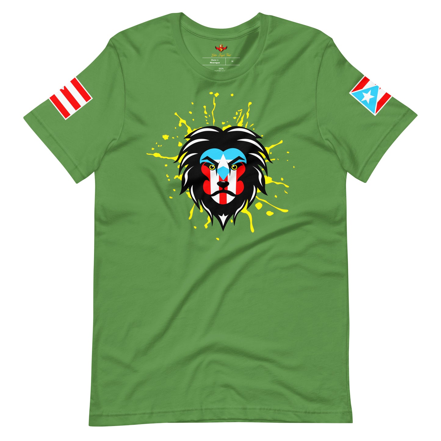 BORICUA KING - ROYAL SPLATTER (PREMIUM TEE)