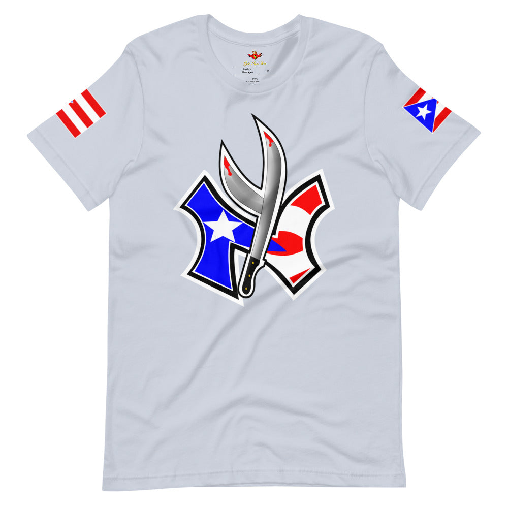 NUYORICAN FLAG - TWIN MACHETE ORIGINAL (PREMIUM TEE)