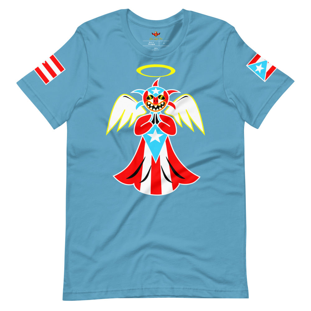 El Santo Boriken - Sky Blu 1 (PREMIUM TEE)