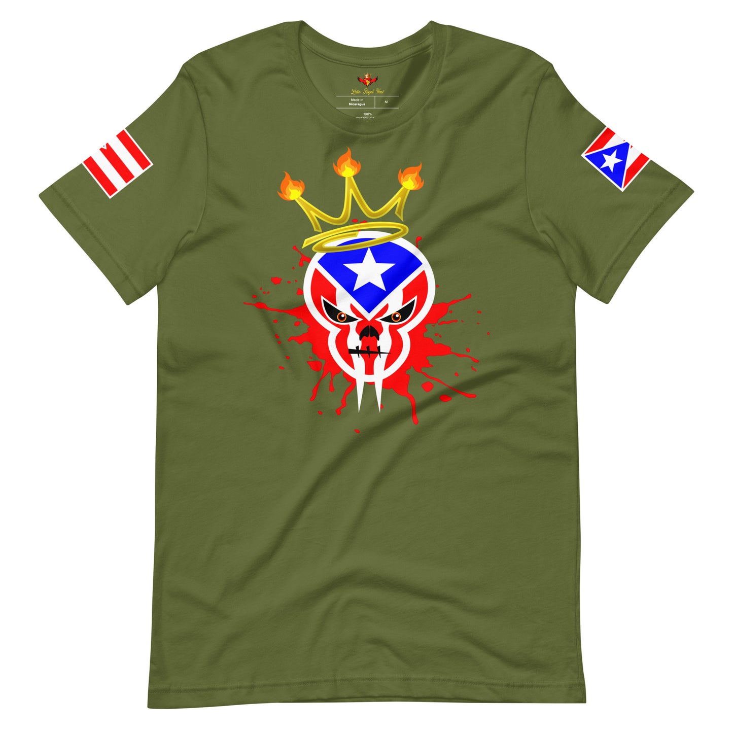 GRAFFITI REBEL SKULL - PR (PREMIUM TEE)
