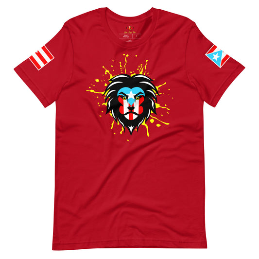 BORICUA KING - ROYAL SPLATTER (PREMIUM TEE)