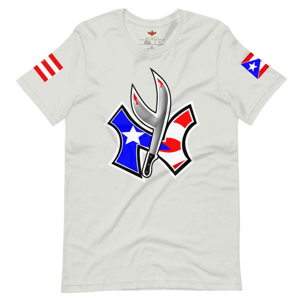 NUYORICAN FLAG - TWIN MACHETE ORIGINAL (PREMIUM TEE)