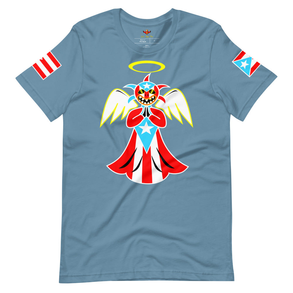 El Santo Boriken - Sky Blu 1 (PREMIUM TEE)
