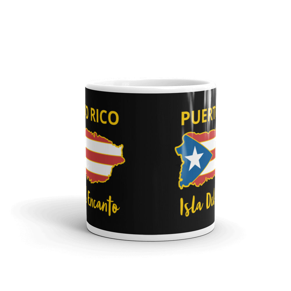 MAP OF PR - ISLA DEL ENCANTO (COFFEE MUG)