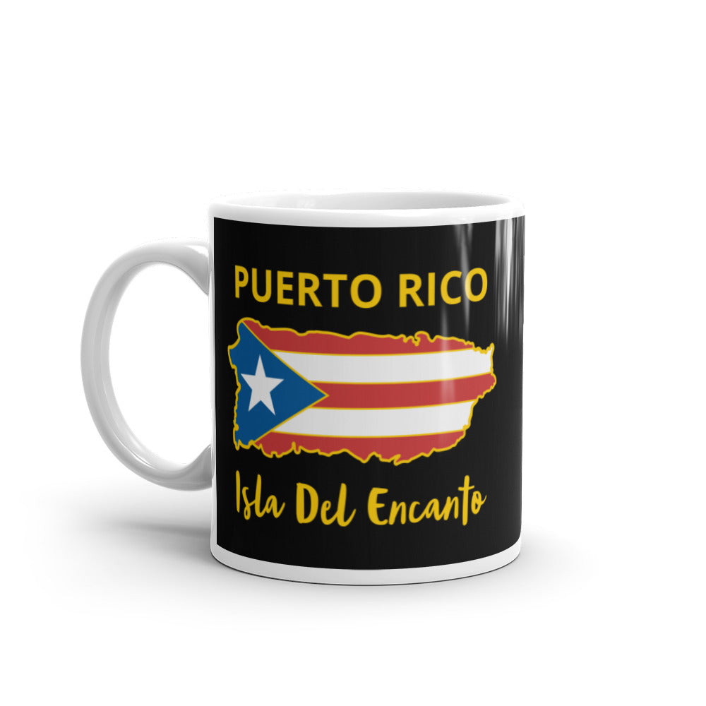MAP OF PR - ISLA DEL ENCANTO (COFFEE MUG)