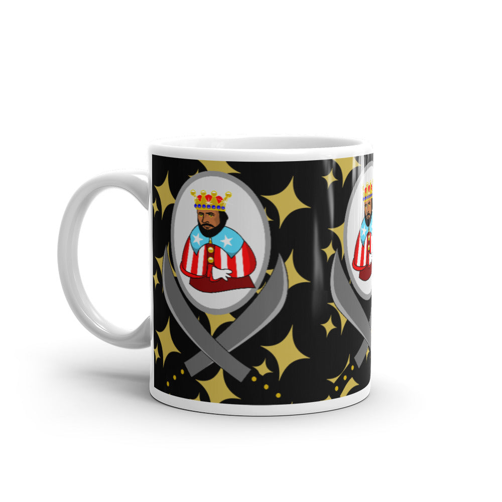 LATIN ROYALTY 2 - GOLD STARS (COFFEE MUG)