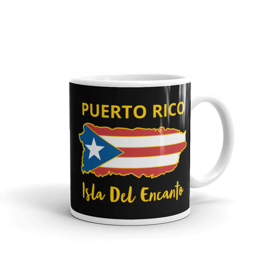 MAP OF PR - ISLA DEL ENCANTO (COFFEE MUG)