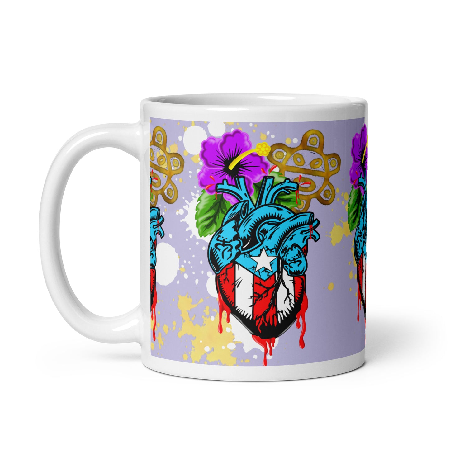 BORICUA DE CORAZON (COFFEE MUG)