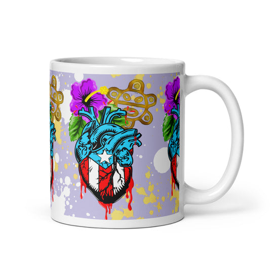 BORICUA DE CORAZON (COFFEE MUG)