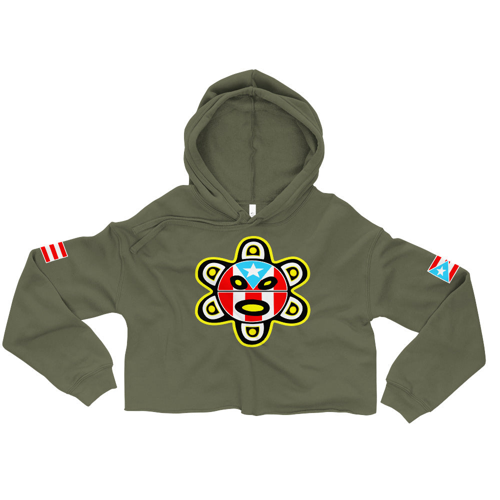TAINO SOL (PREMIUM Crop Hoodie)