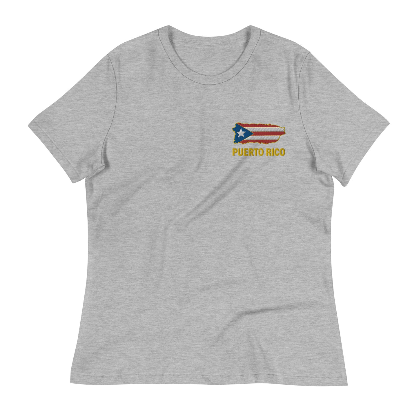 ROYAL MAP OF PR - EMBROIDERY (Women's Relaxed Tee)