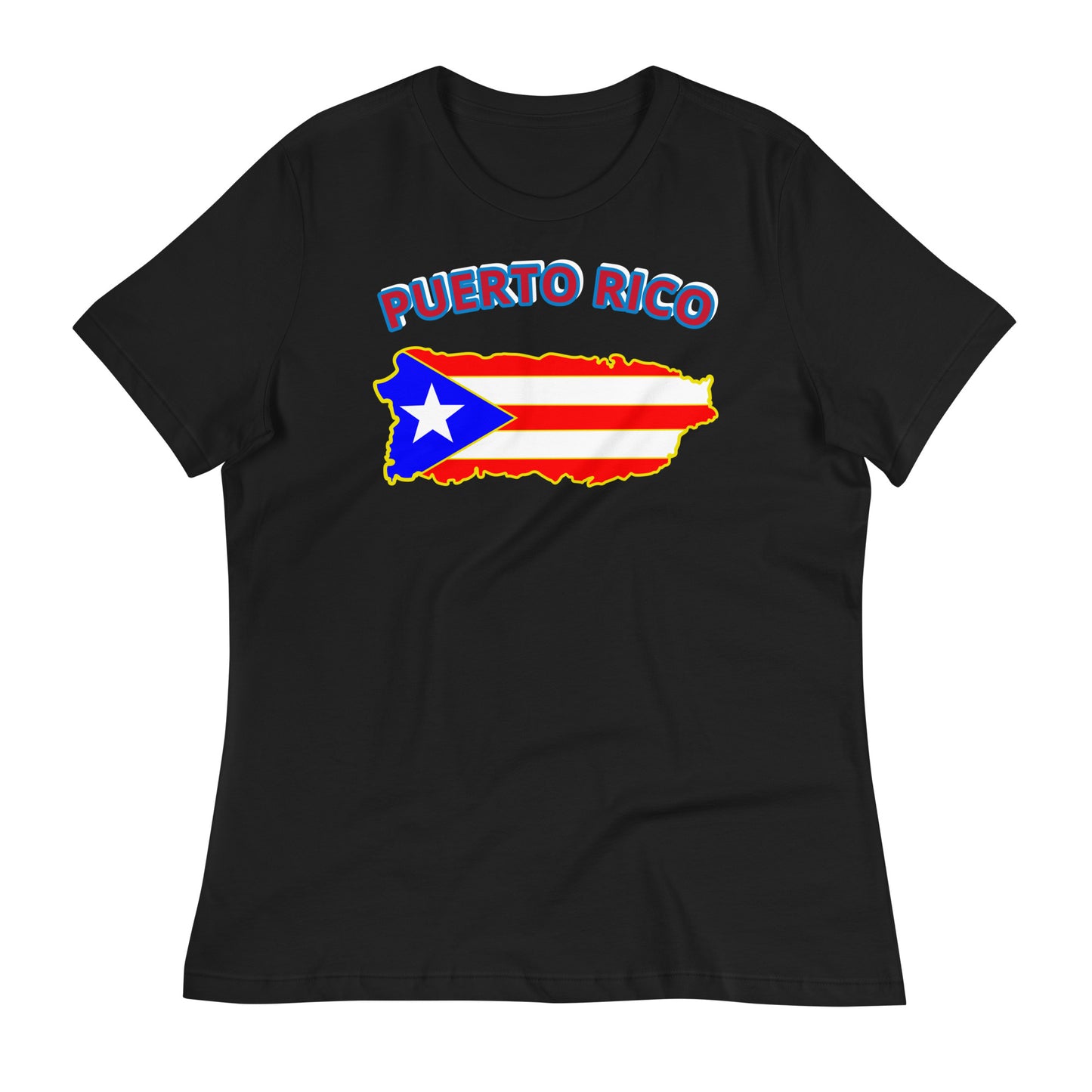 ROYAL MAP OF PR (Women's Relaxed T-Shirt)