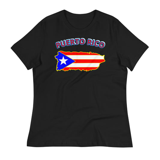 ROYAL MAP OF PR (Women's Relaxed T-Shirt)