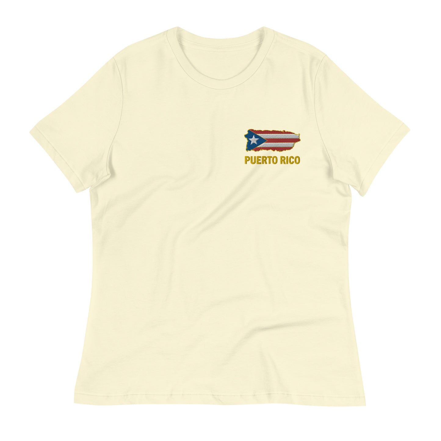 ROYAL MAP OF PR - EMBROIDERY (Women's Relaxed Tee)