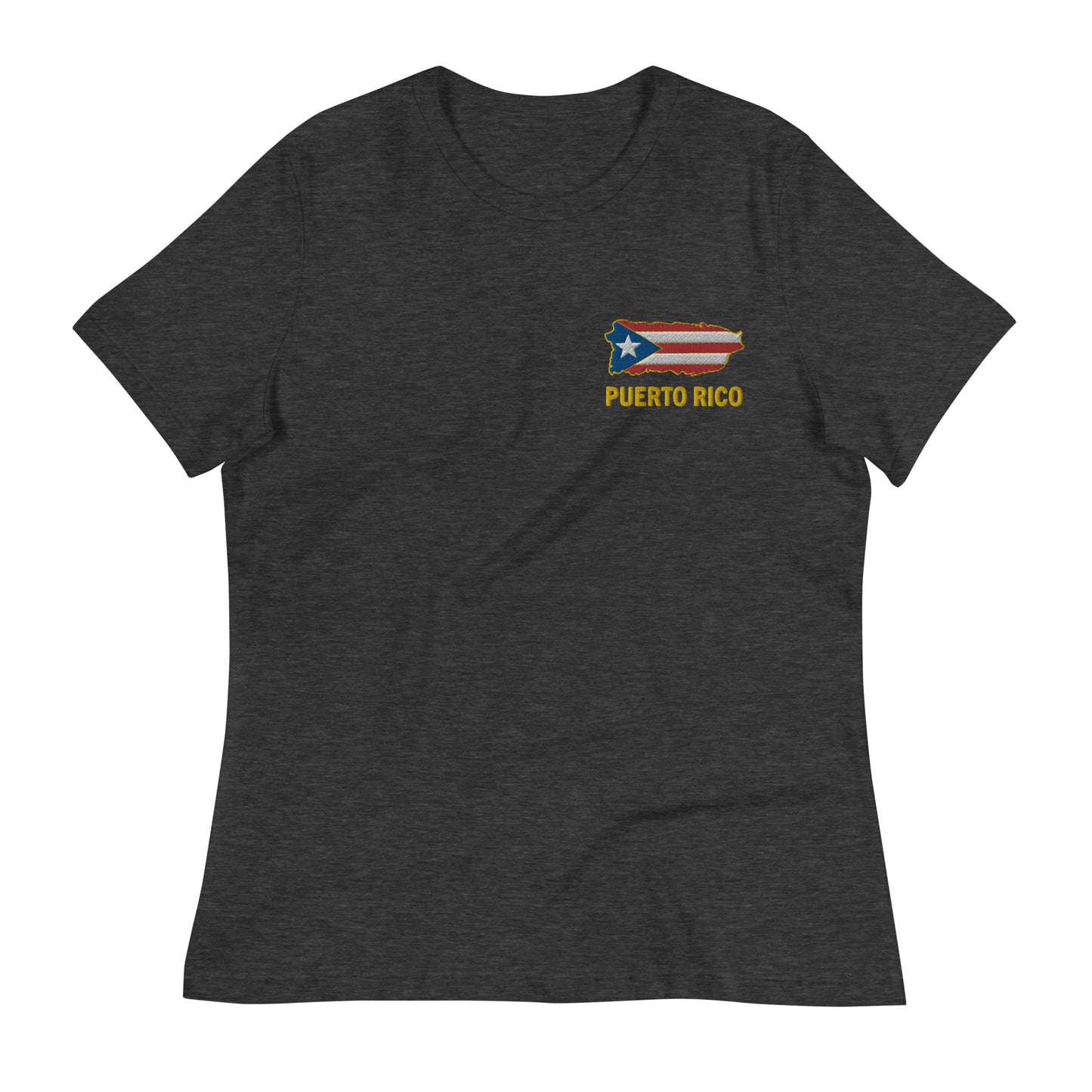 ROYAL MAP OF PR - EMBROIDERY (Women's Relaxed Tee)