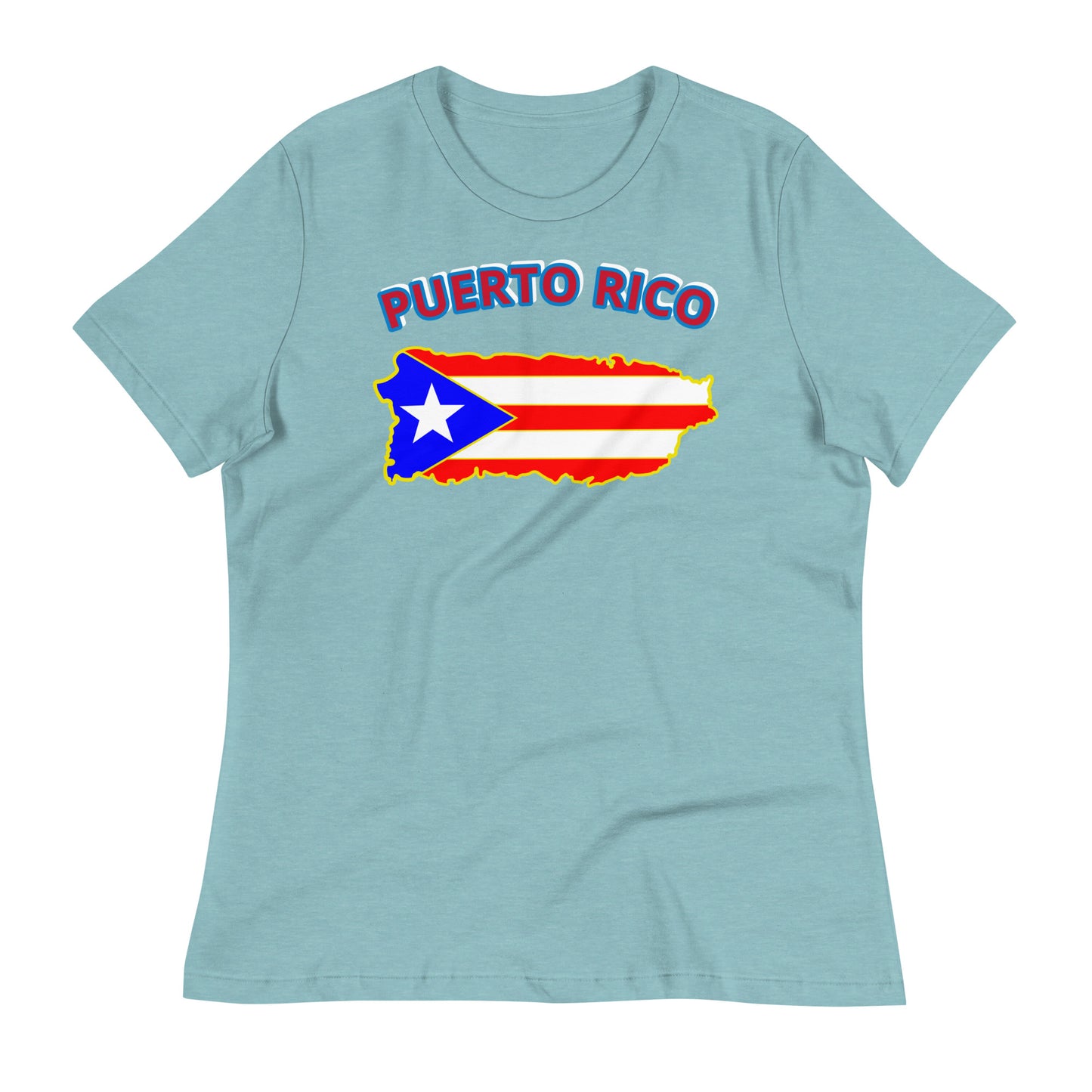 ROYAL MAP OF PR (Women's Relaxed T-Shirt)