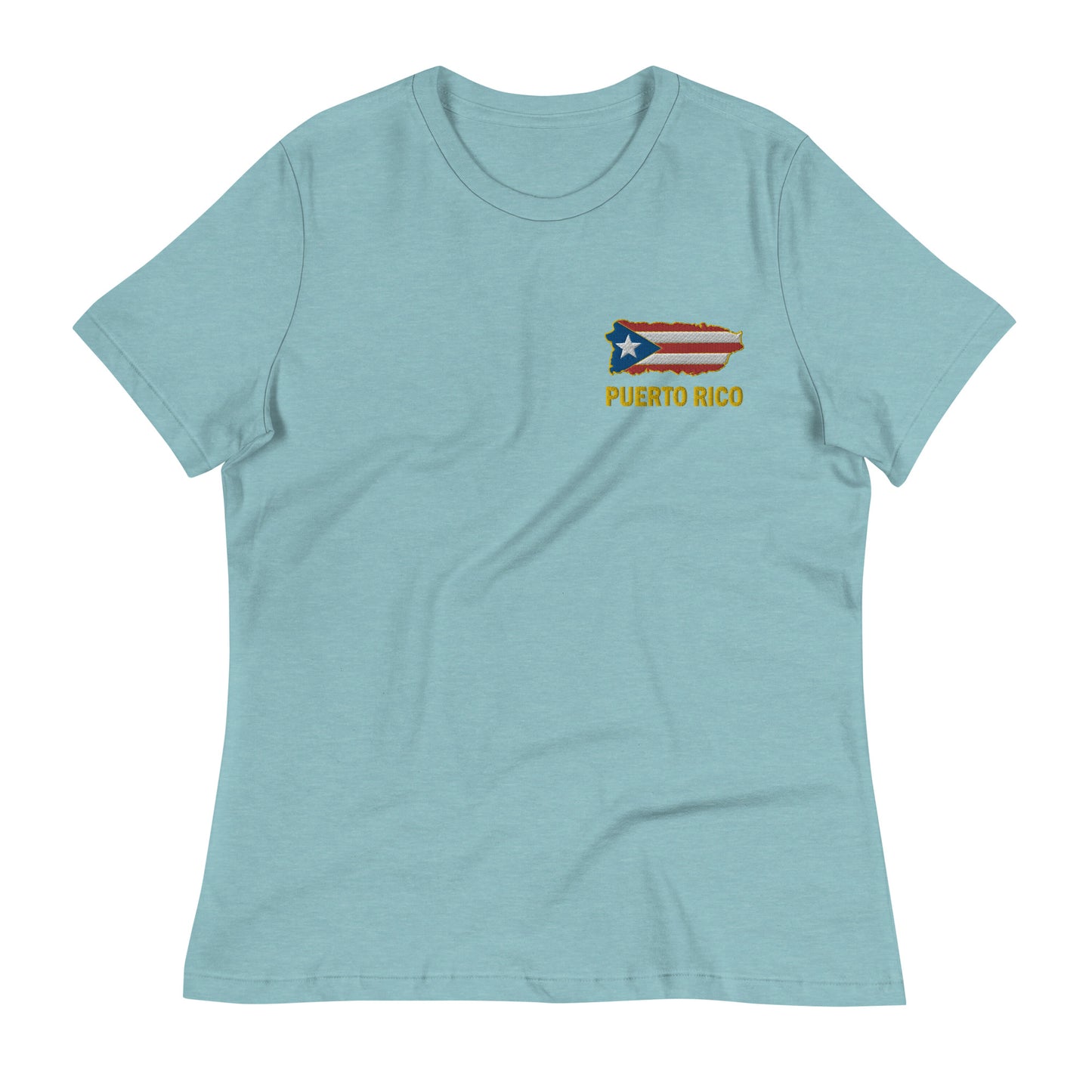 ROYAL MAP OF PR - EMBROIDERY (Women's Relaxed Tee)