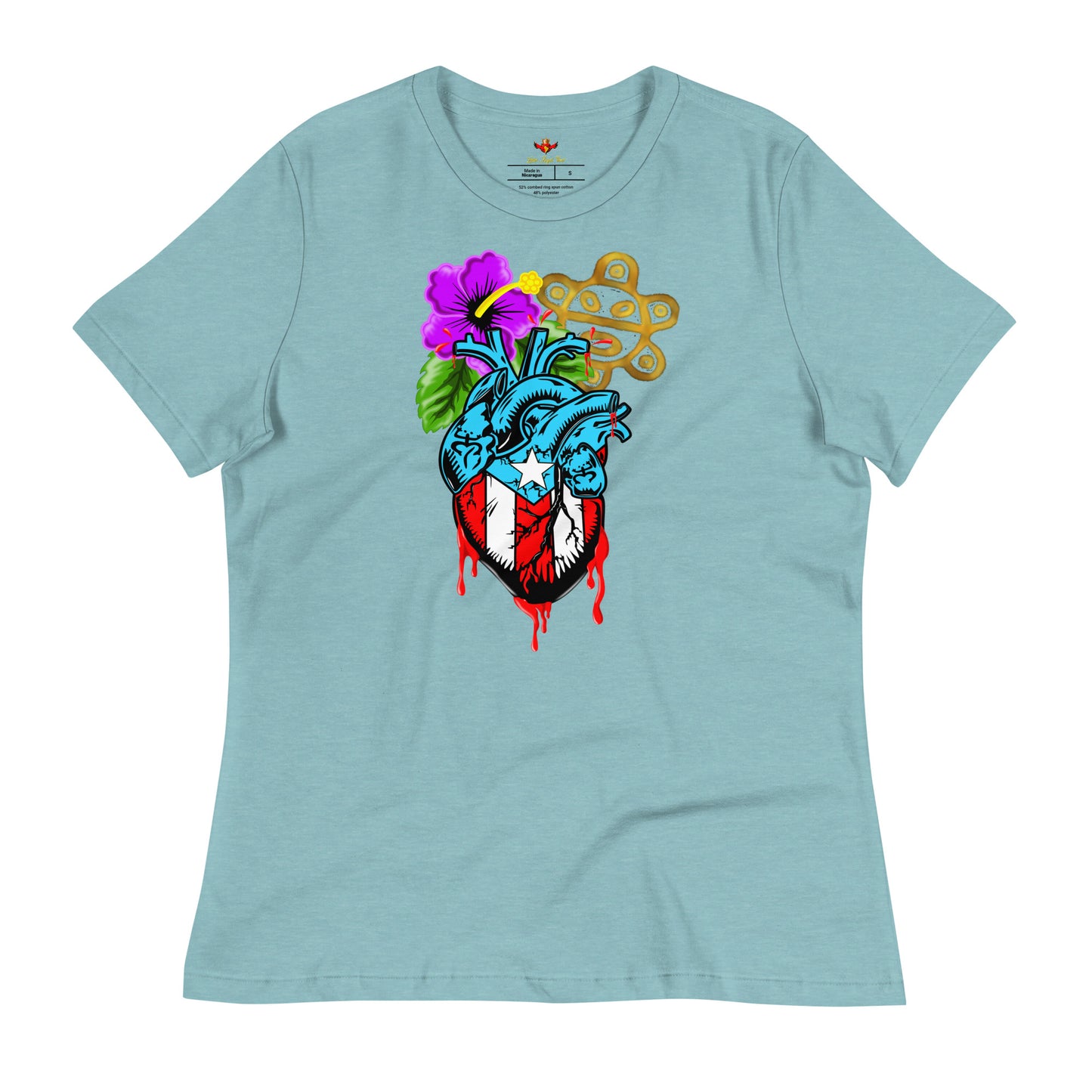 BORICUA DE CORAZON (Women's Relaxed Premium Tee)