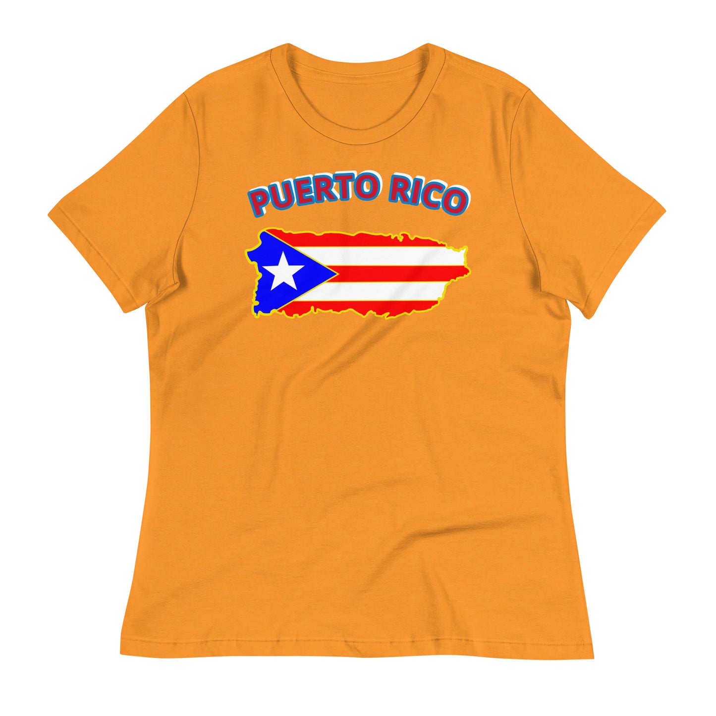 ROYAL MAP OF PR (Women's Relaxed T-Shirt)