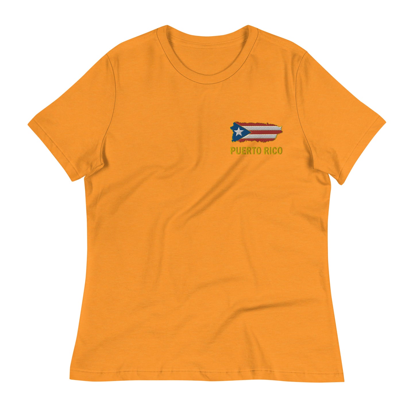 ROYAL MAP OF PR - EMBROIDERY (Women's Relaxed Tee)