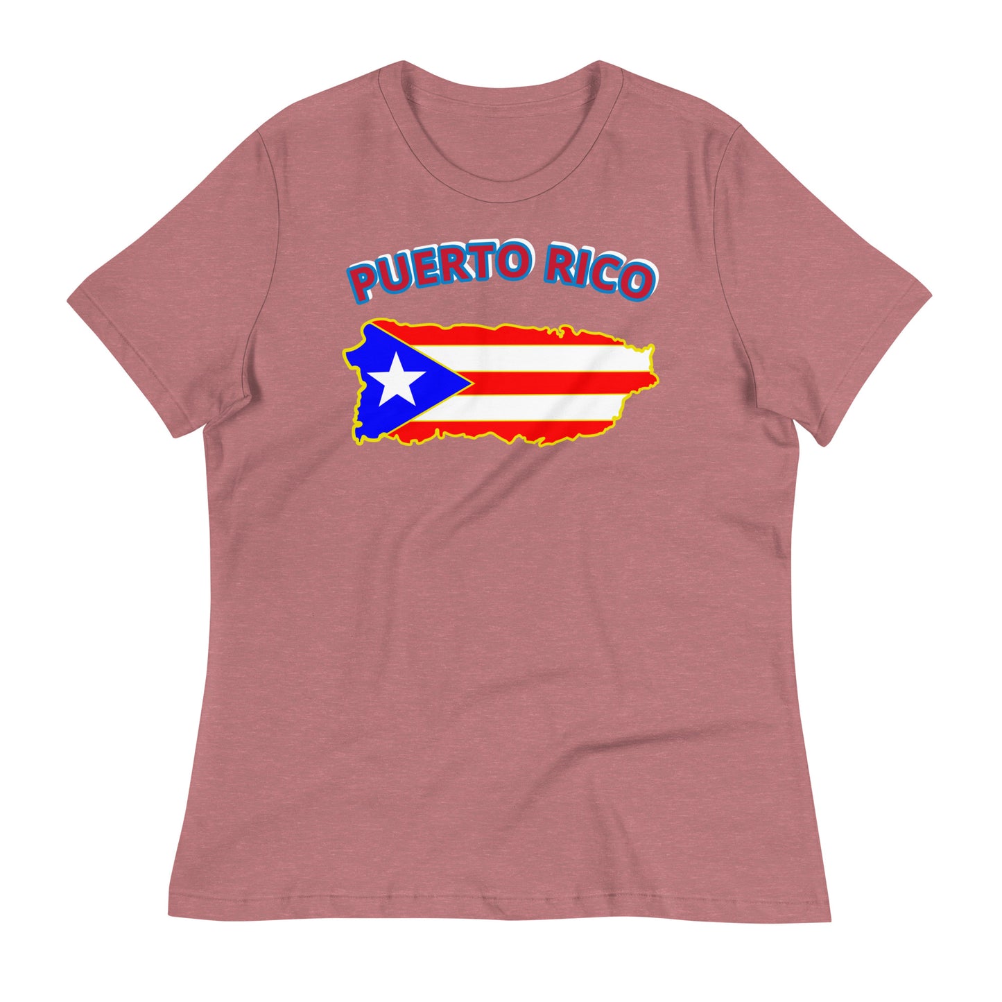 ROYAL MAP OF PR (Women's Relaxed T-Shirt)