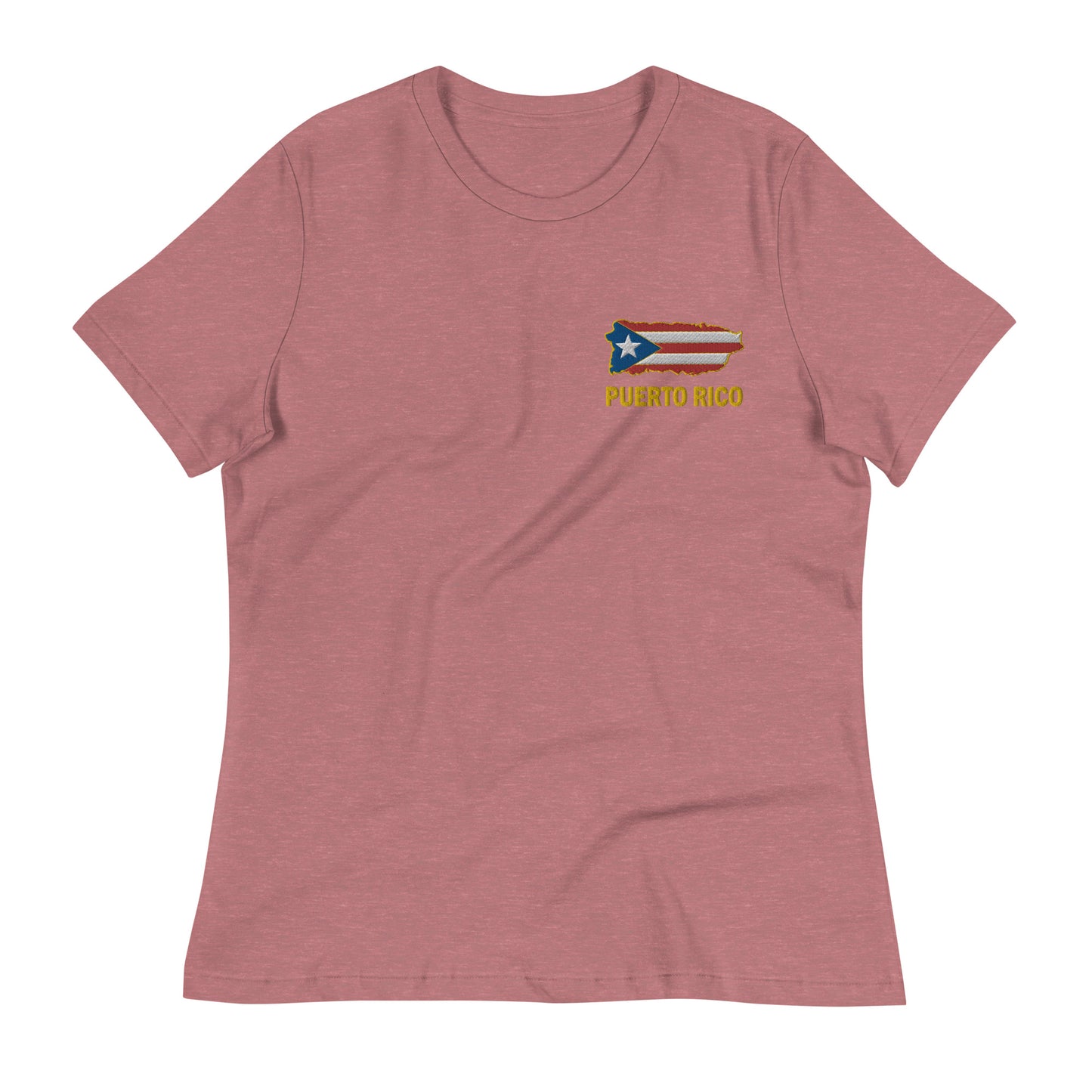 ROYAL MAP OF PR - EMBROIDERY (Women's Relaxed Tee)