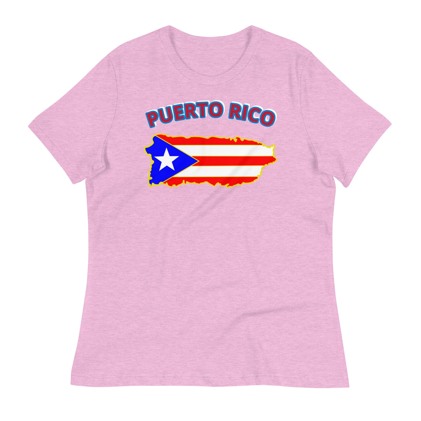 ROYAL MAP OF PR (Women's Relaxed T-Shirt)