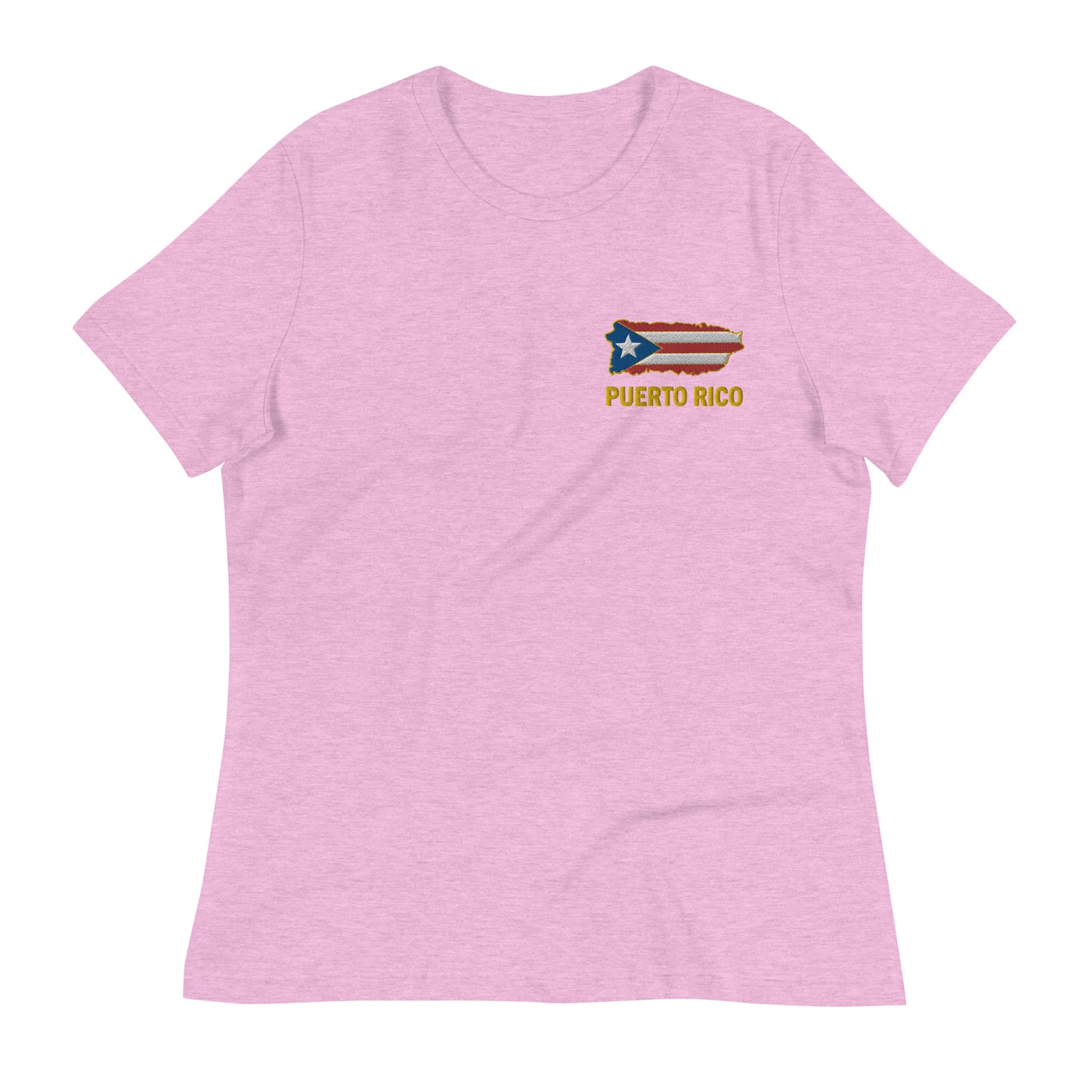 ROYAL MAP OF PR - EMBROIDERY (Women's Relaxed Tee)