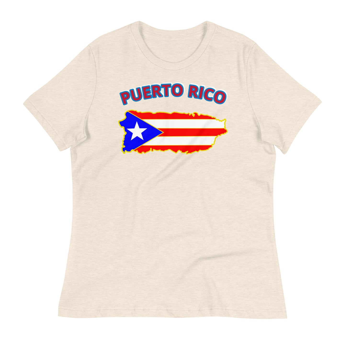 ROYAL MAP OF PR (Women's Relaxed T-Shirt)