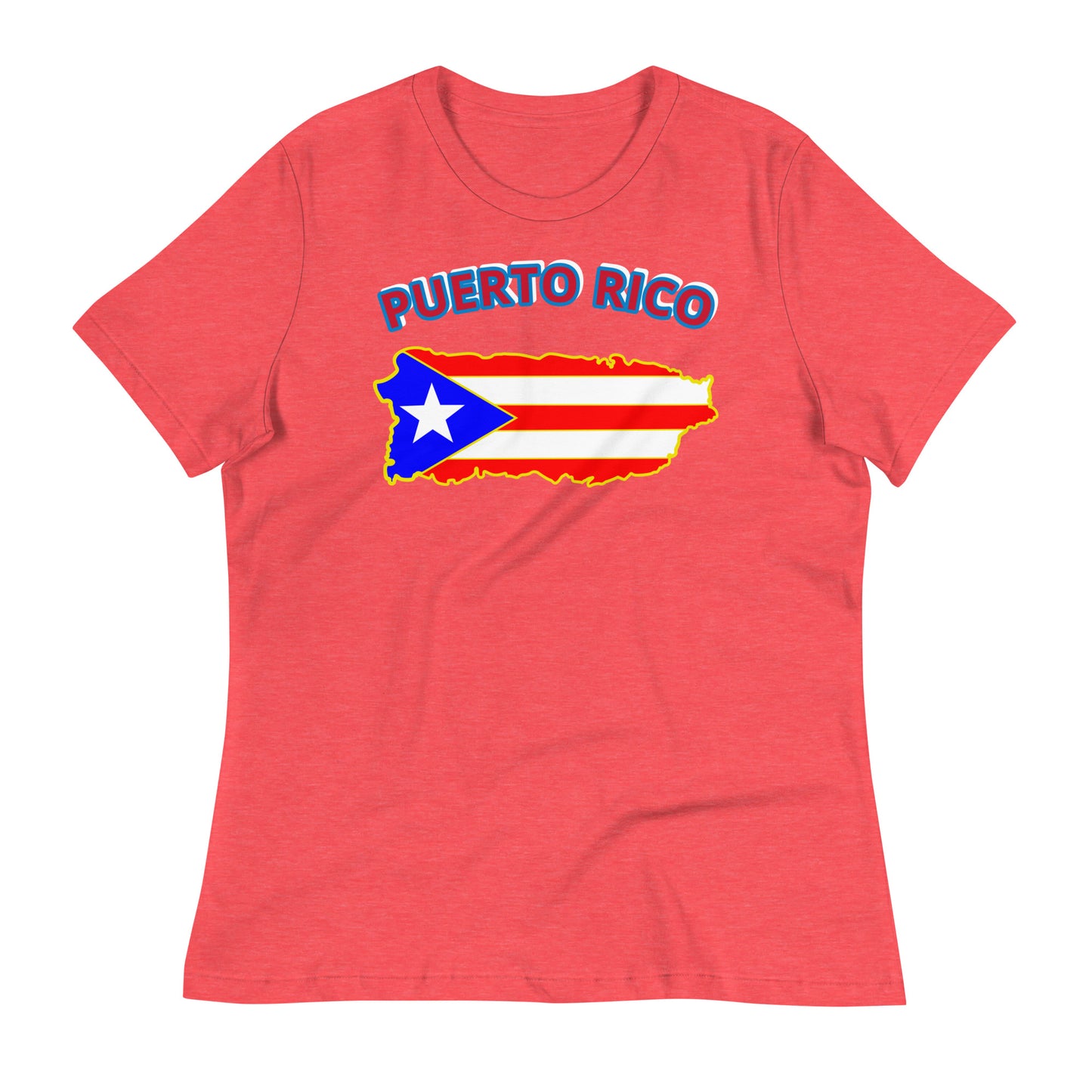 ROYAL MAP OF PR (Women's Relaxed T-Shirt)