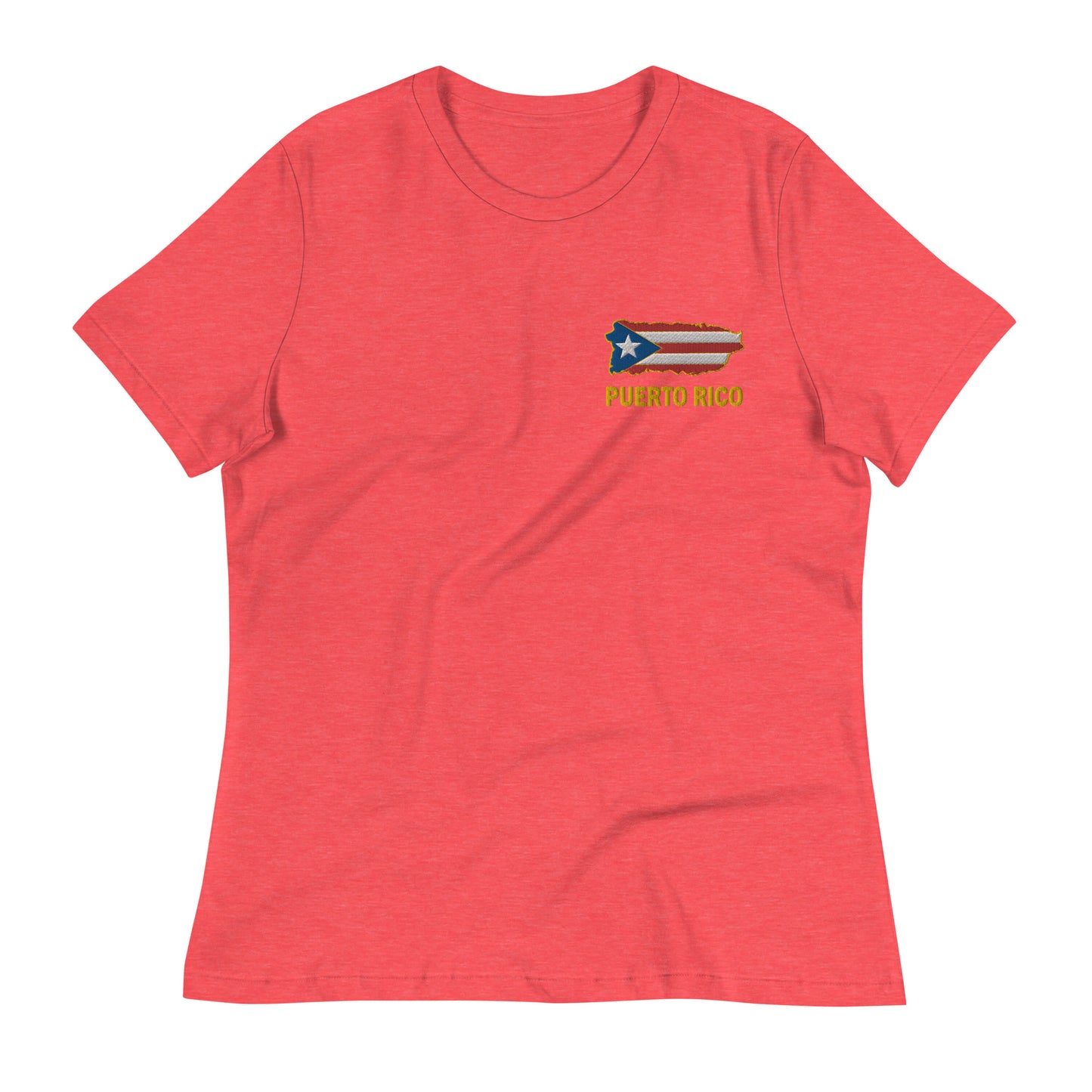 ROYAL MAP OF PR - EMBROIDERY (Women's Relaxed Tee)