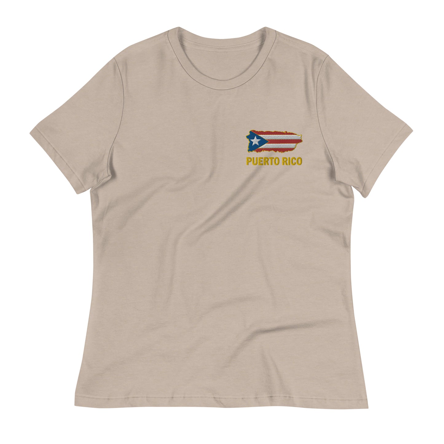 ROYAL MAP OF PR - EMBROIDERY (Women's Relaxed Tee)