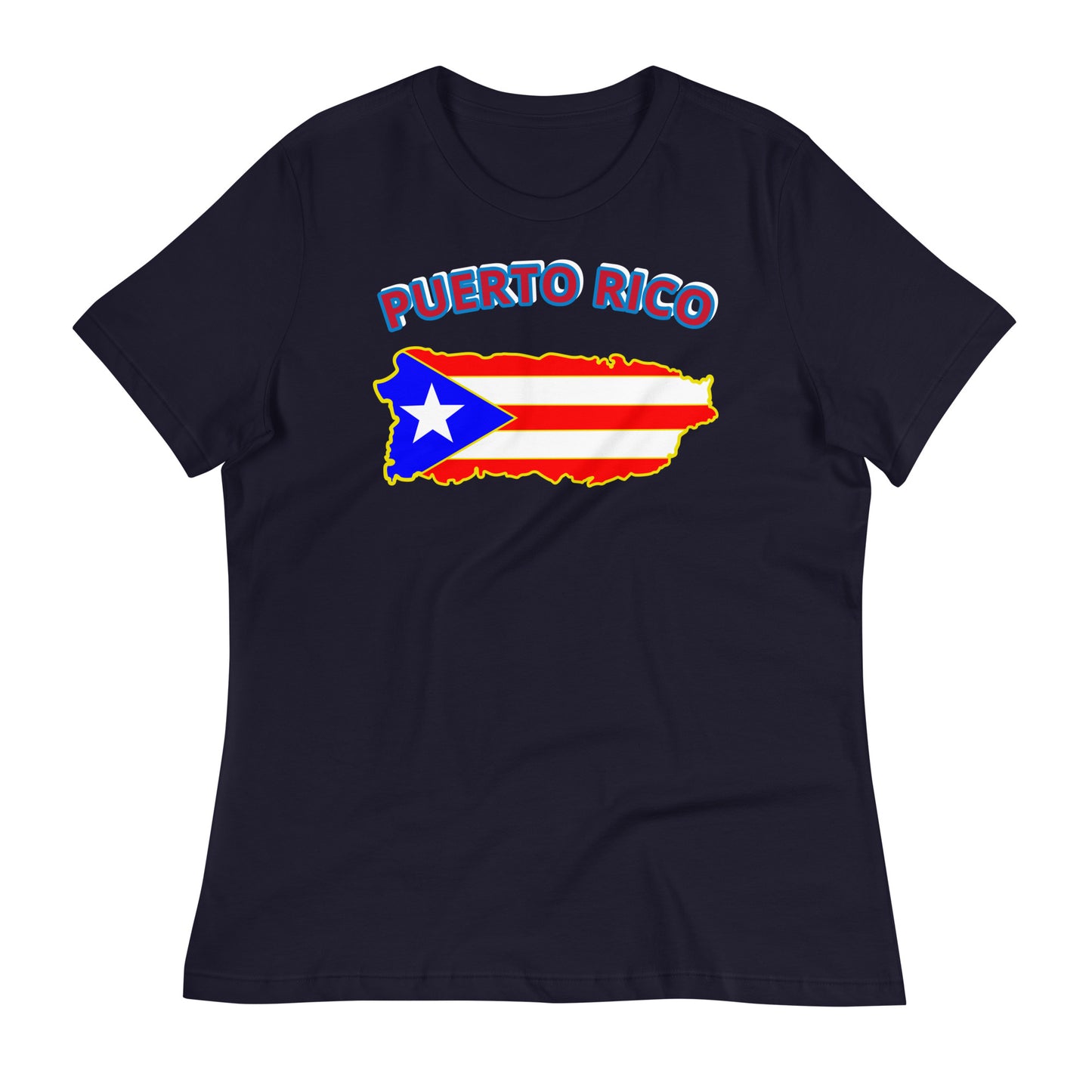 ROYAL MAP OF PR (Women's Relaxed T-Shirt)