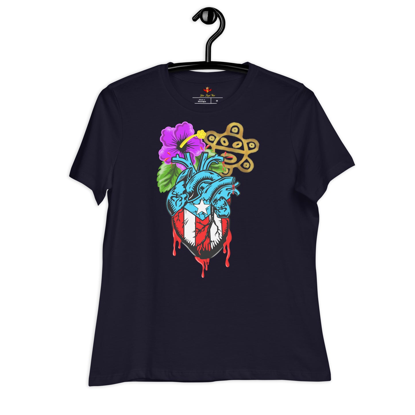 BORICUA DE CORAZON (Women's Relaxed Premium Tee)