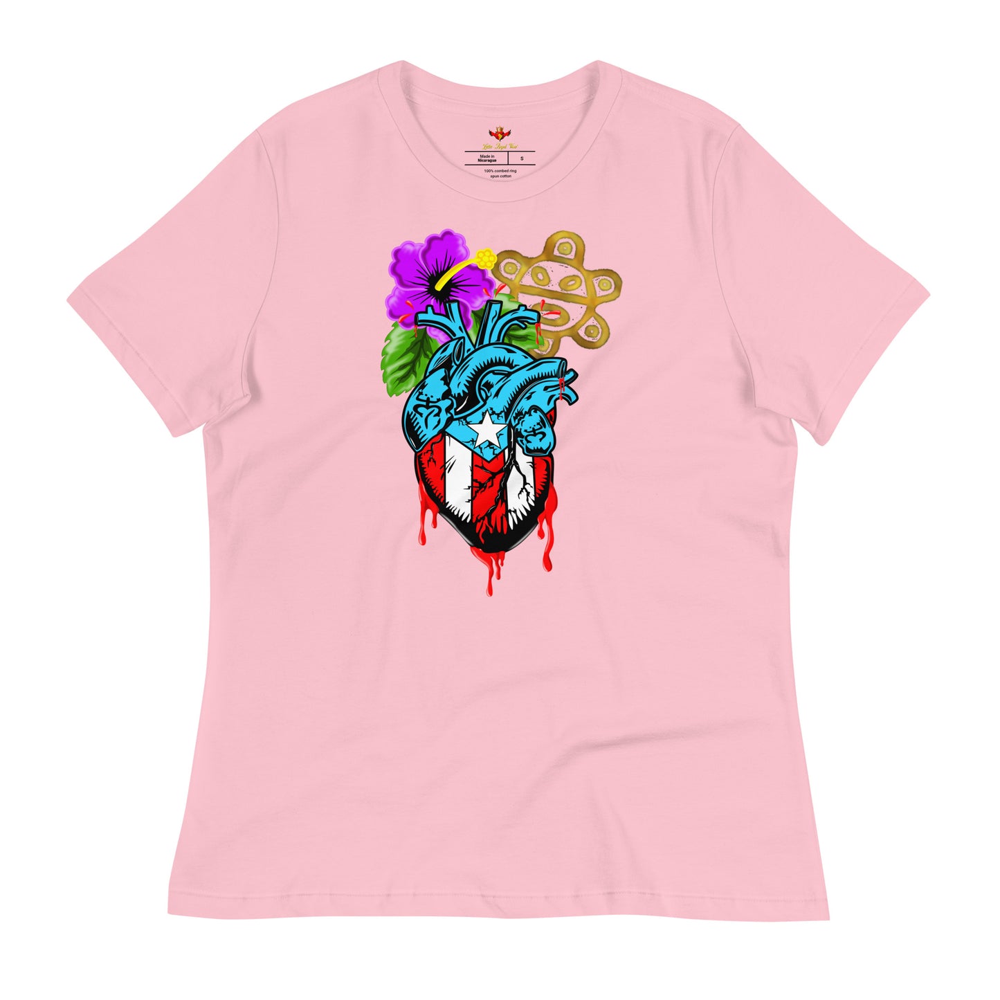 BORICUA DE CORAZON (Women's Relaxed Premium Tee)