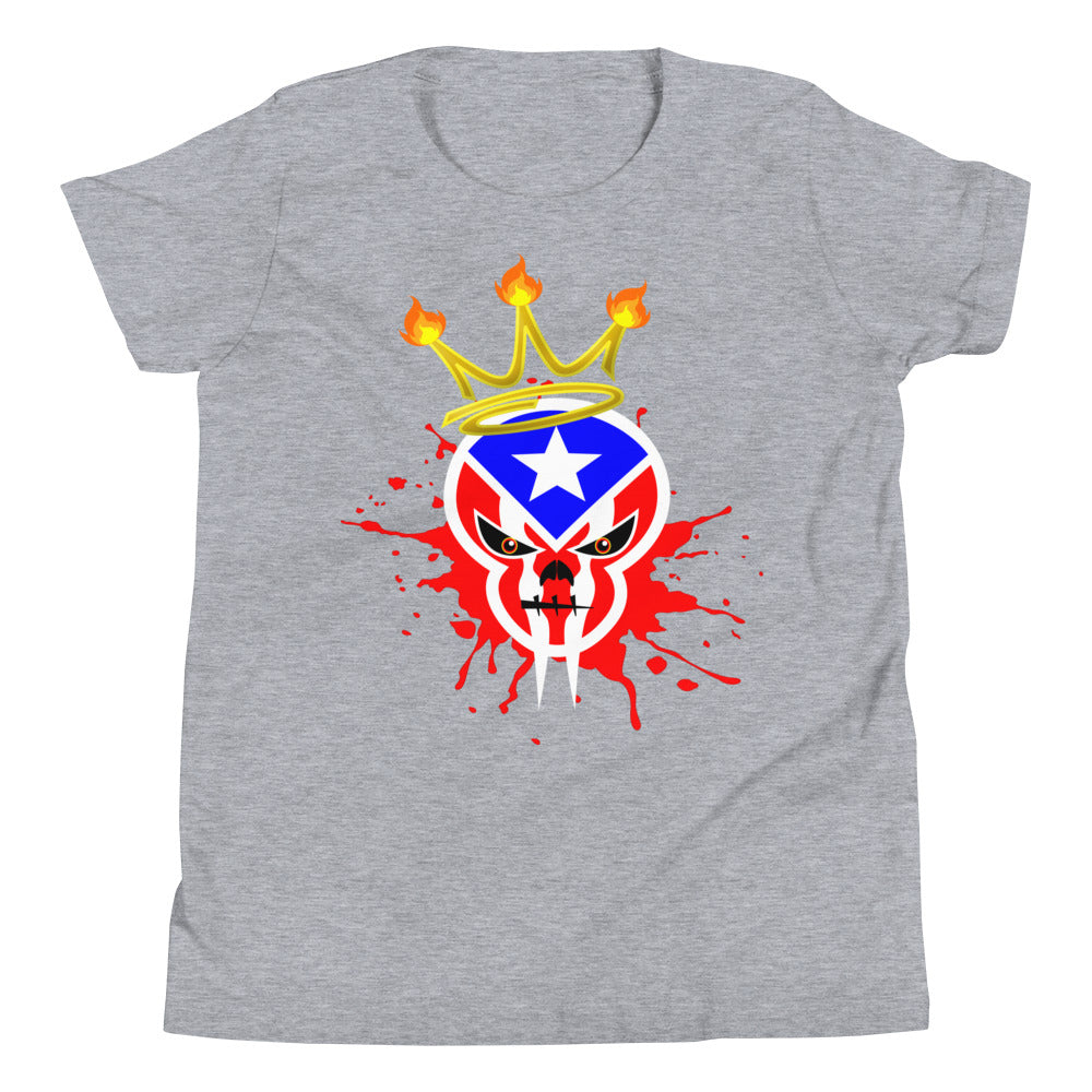 GRAFFITI REBEL SKULL (YOUTH PREMIUM TEE)